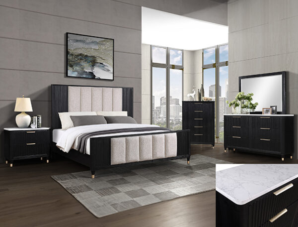 Kara | 4pc Bedroom Set